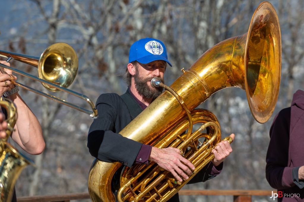 Altitude Jazz Festival, Concert de Liber Spiritus Jazz band, Villard Saint Pancrace, Jazz Hors Piste, Photo JP Barge