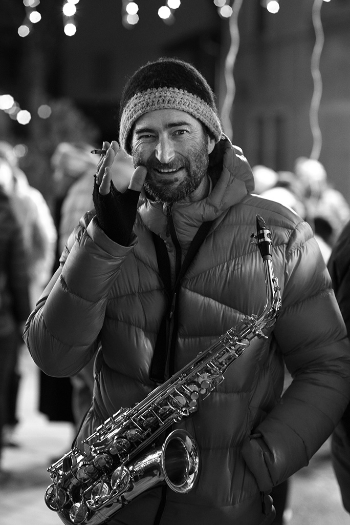 Ouverture avec le BBB - Place centrale de Briançon - 19 janvier 207